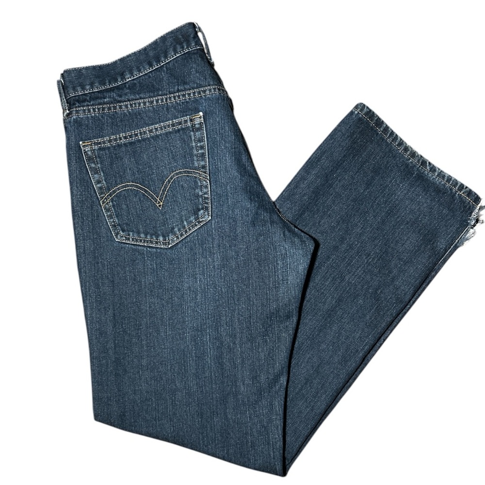 Levi's 559 Men's Dark Blue Straight Jeans Size W:34 x L:32 Cotton 100%